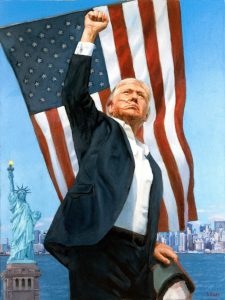 Никас Сафронов раскрыл детали портрета Трампа, подаренного Путиным