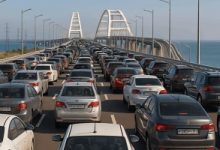 На подъездах к Крымскому мосту застряли почти 2 тысячи машин