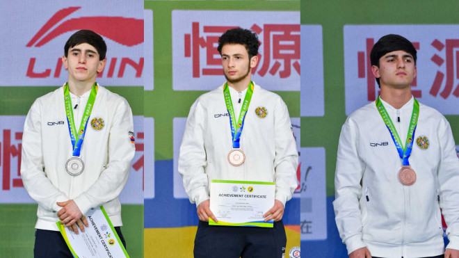 Армения завоевала четыре медали на молодежном чемпионате мира по ушу в Китае1