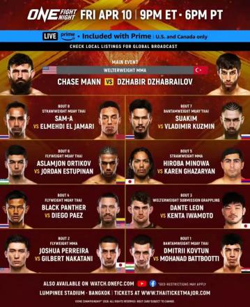 Карен Казарян дебют в ONE FC - бой на ONE Fight Night 42 против Миновы1