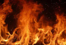 Двойной пожар в центре Петропавловска: МЧС раскрыло детали