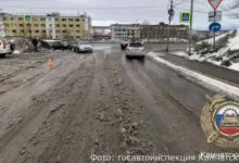 Самосвал сбил пенсионерку на переходе в Петропавловске